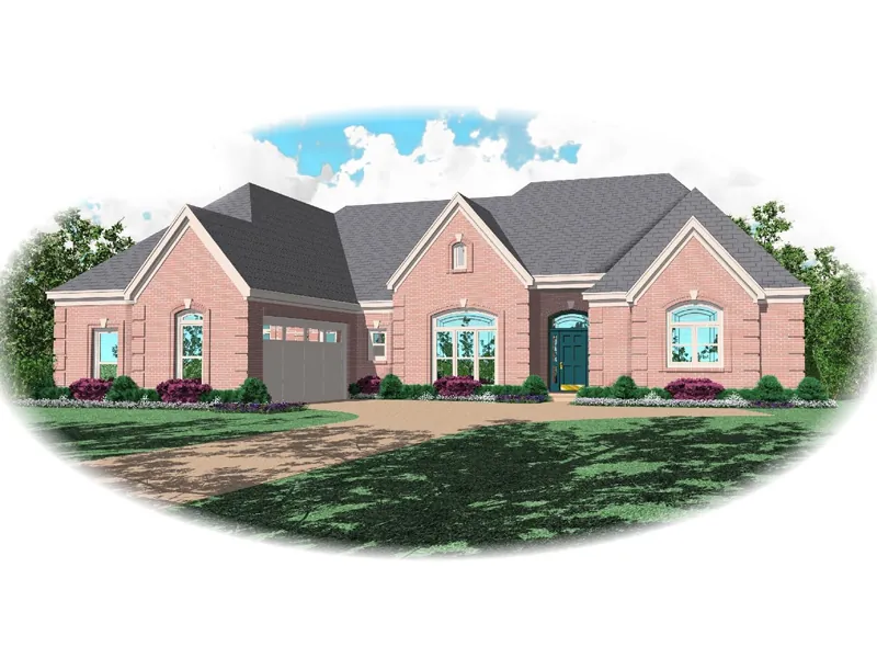 Southern House Plan Front of Home - Baltray Traditional Home 087D-1461 - Search House Plans and More