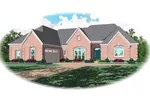 Luxury House Plan Front of Home - Baltray Traditional Home 087D-1461 - Search House Plans and More