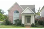 Neoclassical House Plan Front of Home - Hawbrook Narrow Lot Home 087D-1501 - Search House Plans and More