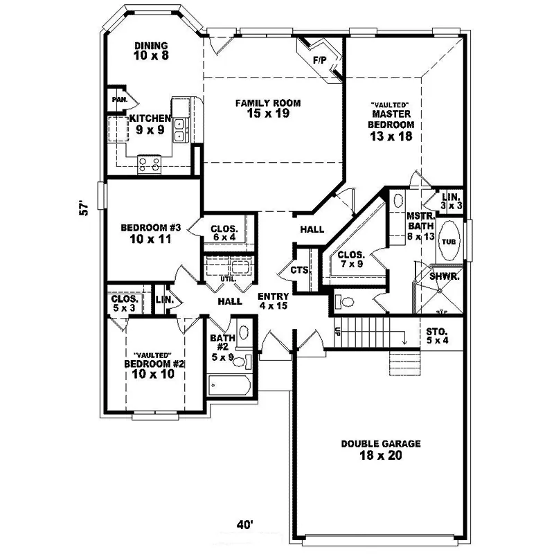Country House Plan First Floor - Hereford Park Ranch Home 087D-1512 - Search House Plans and More