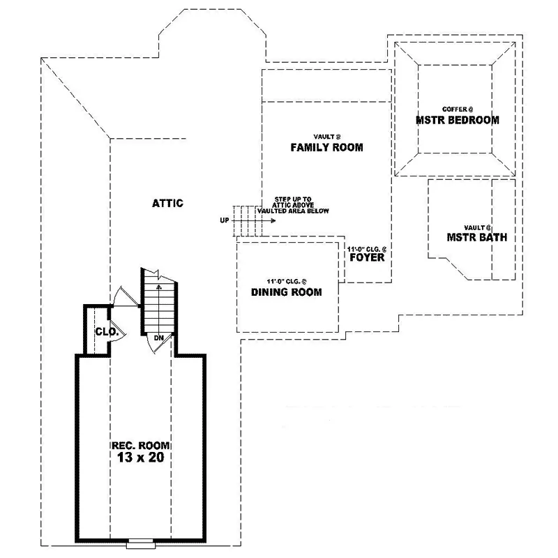 Country House Plan Second Floor - Deer Hollow Southern Home 087D-1522 - Search House Plans and More