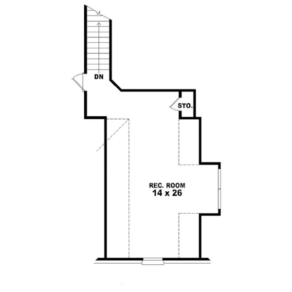 Southern House Plan Second Floor - Balboa Bay European Home 087D-1551 - Search House Plans and More