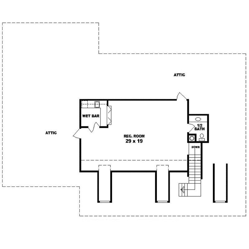 Country House Plan Second Floor - Fabiola Farm Country Home 087D-1605 - Search House Plans and More