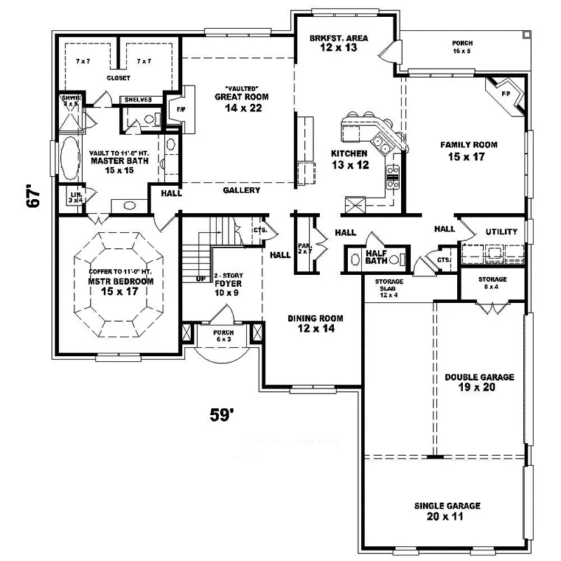 Southern House Plan First Floor - Dunwoody Southern Luxury Home 087D-1616 - Search House Plans and More