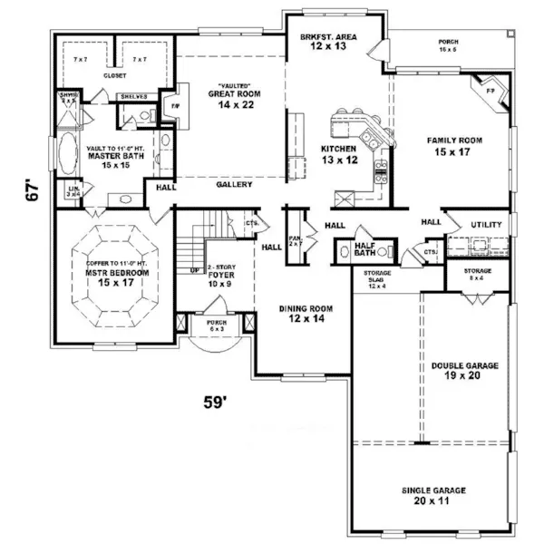 Country House Plan First Floor - Dunwoody Southern Luxury Home 087D-1616 - Search House Plans and More