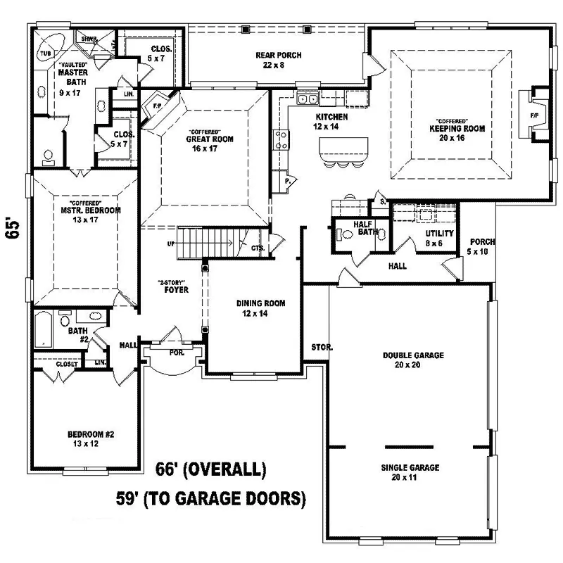 Traditional House Plan First Floor - Eastdell Southern Luxury Home 087D-1644 - Search House Plans and More