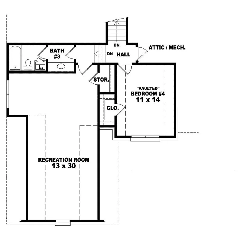 Southern House Plan Second Floor - Jarvis Hill Luxury Home 087D-1646 - Search House Plans and More