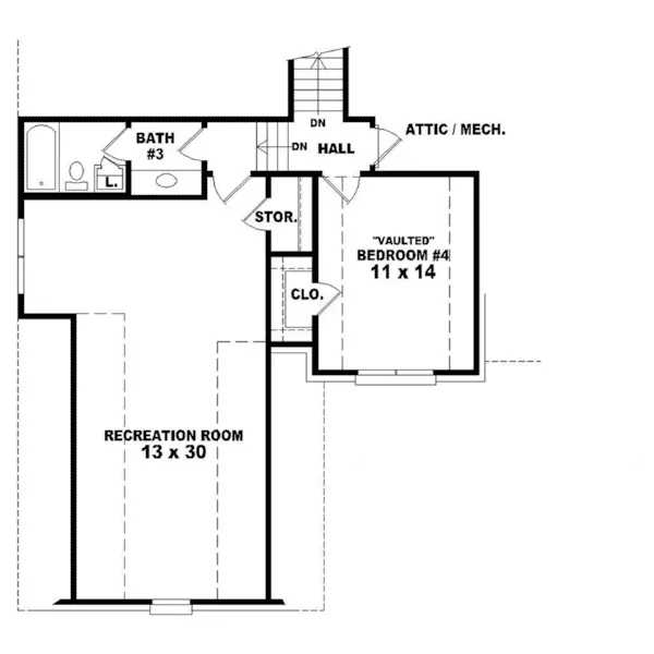 Southern House Plan Second Floor - Jarvis Hill Luxury Home 087D-1646 - Search House Plans and More