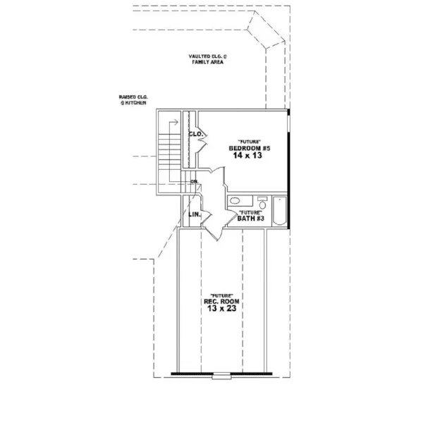 Country House Plan Optional Second Floor - Saxon Road Country Home 087D-1662 - Shop House Plans and More