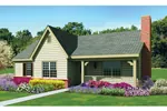 Ranch House Plan Front of Home - Fairlane Park Country Home 087D-1674 - Search House Plans and More