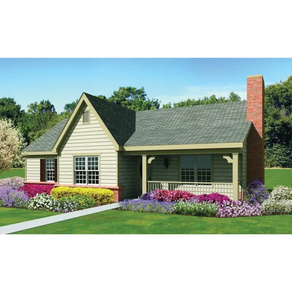 Country House Plan Front of Home - Fairlane Park Country Home 087D-1674 - Search House Plans and More