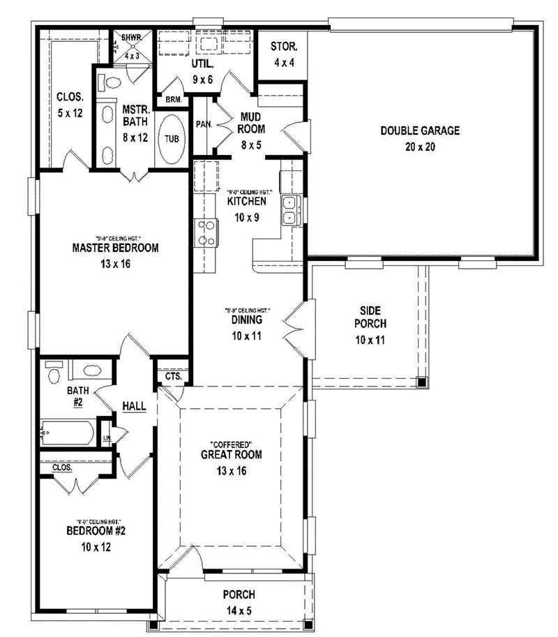 Country House Plan First Floor - 087D-1685 - Shop House Plans and More