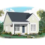 Ranch House Plan Front of House 087D-1685