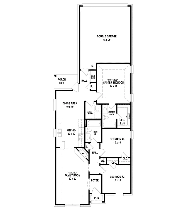 European House Plan First Floor - 087D-1686 - Shop House Plans and More