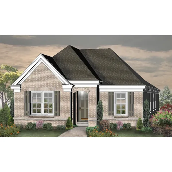 Ranch House Plan Front of Home - 087D-1686 - Shop House Plans and More