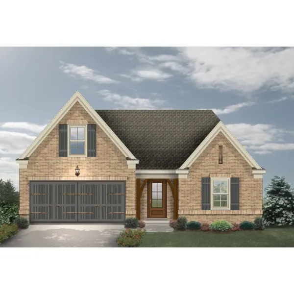 Ranch House Plan Front of Home - 087D-1690 - Shop House Plans and More