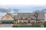 Arts & Crafts House Plan Front of House 087D-1691