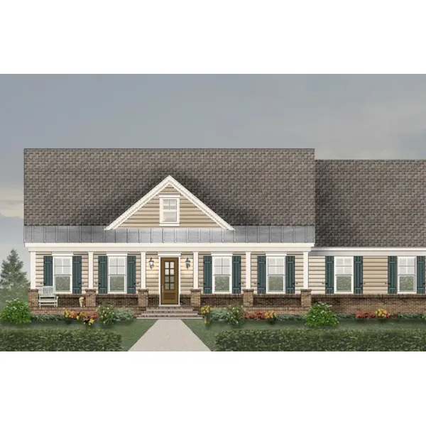 Country House Plan Front of Home - 087D-1693 - Shop House Plans and More