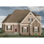 Ranch House Plan Front of House 087D-1694