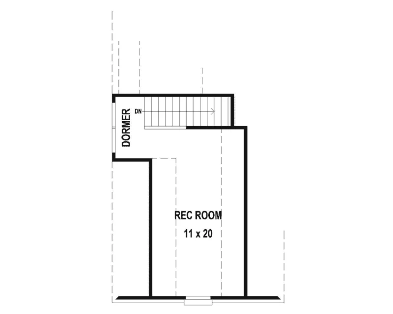 Ranch House Plan Second Floor - 087D-1695 - Shop House Plans and More
