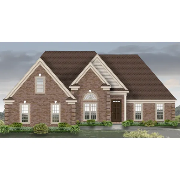 Traditional House Plan Front of Home - 087D-1696 - Shop House Plans and More