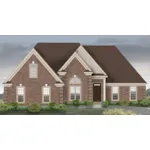 Traditional House Plan Front of House 087D-1696