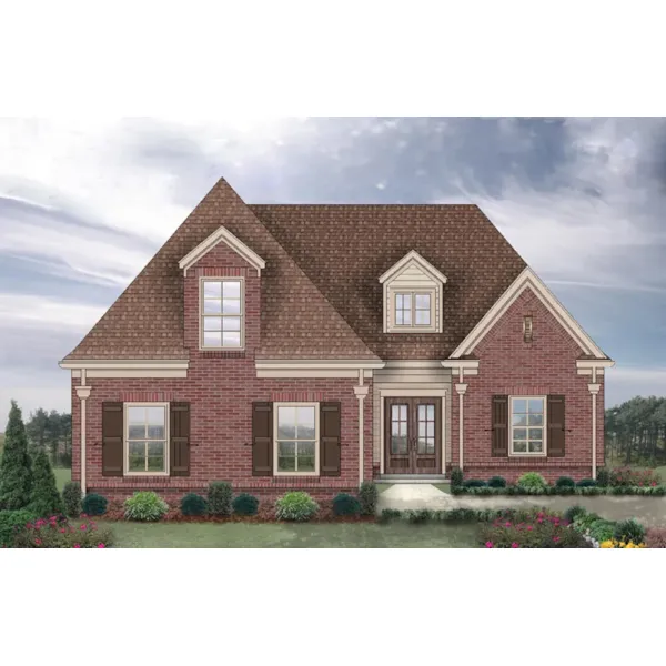 Traditional House Plan Front of Home - 087D-1697 - Shop House Plans and More