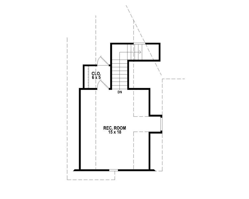 Arts & Crafts House Plan Second Floor - 087D-1698 - Shop House Plans and More