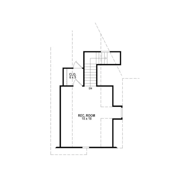 Ranch House Plan Second Floor - 087D-1698 - Shop House Plans and More