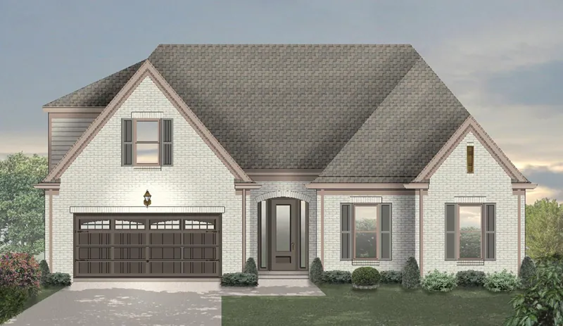 European House Plan Front of Home - 087D-1700 - Shop House Plans and More