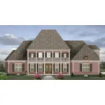 Plantation House Plan Front of House 087D-1705