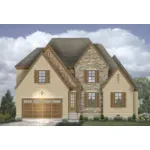 Rustic House Plan Front of Home - 087D-1709 - Shop House Plans and More