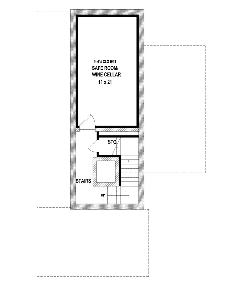 Arts & Crafts House Plan Basement Floor - 087D-1722 - Shop House Plans and More