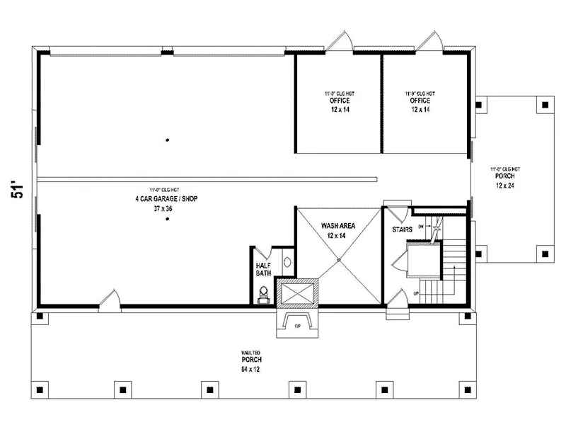 Arts & Crafts House Plan First Floor - 087D-1722 - Shop House Plans and More