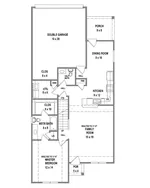 Ranch House Plan First Floor - 087D-1725 - Shop House Plans and More