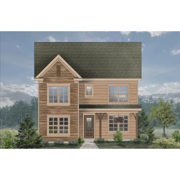 Mountain House Plan Front of Home - 087D-1727 - Shop House Plans and More