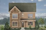 Country House Plan Front of Home - 087D-1727 - Shop House Plans and More