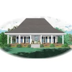 Colonial House Plan Front of Home - 087D-1746 - Shop House Plans and More