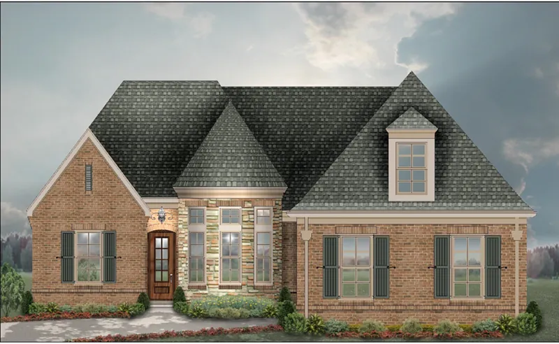 Arts & Crafts House Plan Front of Home - 087D-1750 - Shop House Plans and More