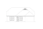 Craftsman House Plan Rear Elevation - 087D-1754 - Shop House Plans and More