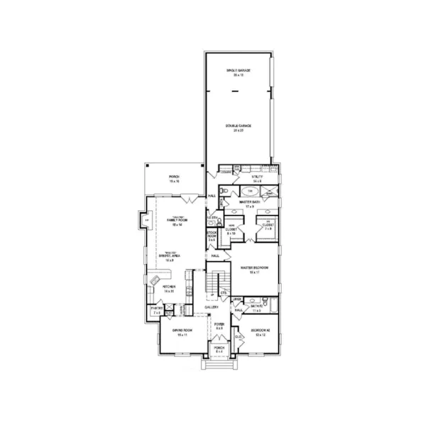 Luxury House Plan First Floor - 087D-1767 - Shop House Plans and More