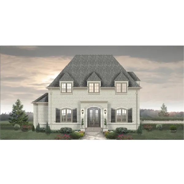 Luxury House Plan Front of Home - 087D-1767 - Shop House Plans and More