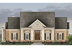 Neoclassical House Plan Front of House 087D-1771