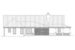Rustic House Plan Rear Elevation - 087D-1775 - Shop House Plans and More