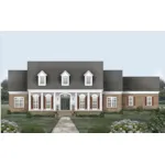 Colonial House Plan Front of Home - 087D-1777 - Shop House Plans and More