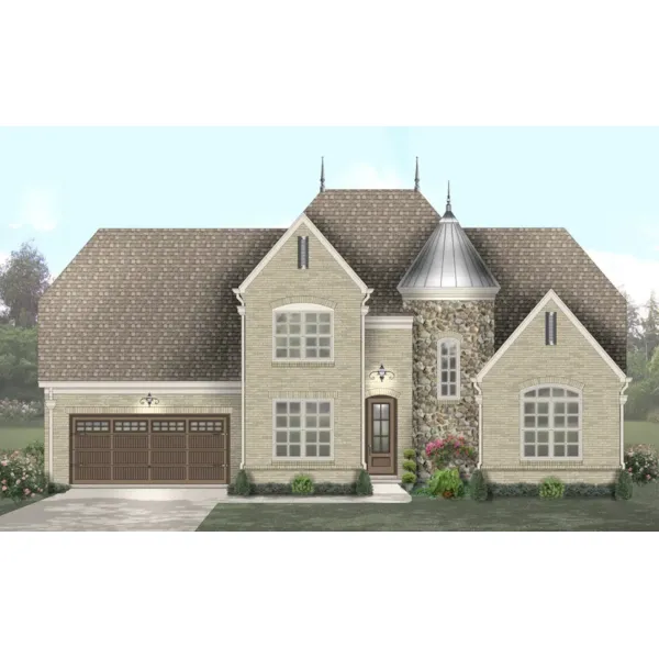 European House Plan Front of Home - 087D-1785 | House Plans and More