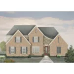 Country French House Plan Front of House 087D-1828