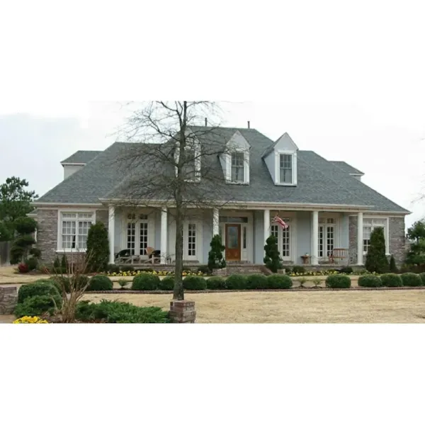 Southern Plantation Style home With Triple Roof Dormers