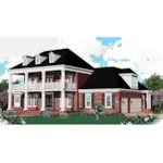 Southern Plantation Inspired Luxury Two-Story House