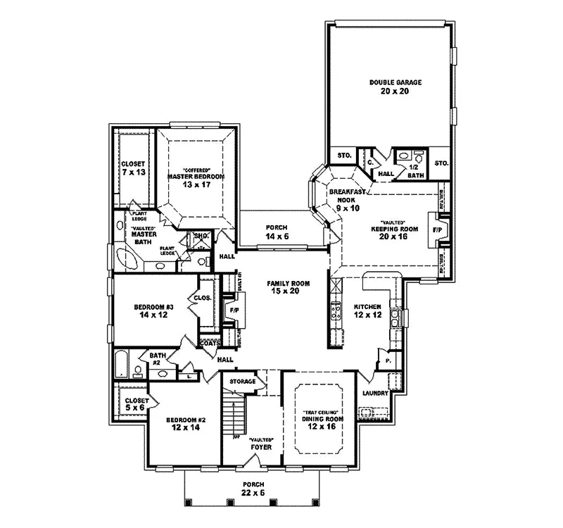 Colonial House Plan First Floor - Marengo Manor Luxury Style Home 087S-0046 - Shop House Plans and More